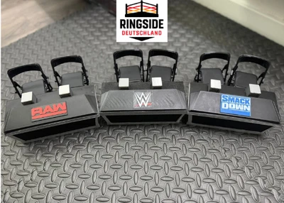 Wrestling Figuren Kommentatoren Tisch Set für WWE Figuren Raw, Smack Down