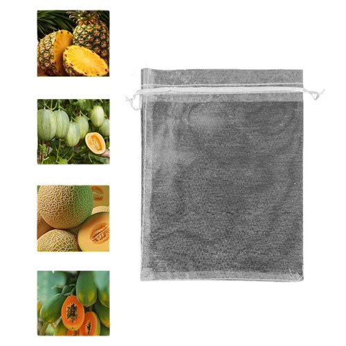 Adjustable Fruit Mesh Bags for Trees Protect Fruit from Birds and Bugs - Foto 7 di 23