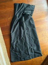 RALPH RL LAUREN BLACK LABEL SILK BLEND Strapless Black DRESS SIZE 12