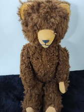 Antique/VTG Steiff Mohair Brown Teddy Bear makes sound when shaken