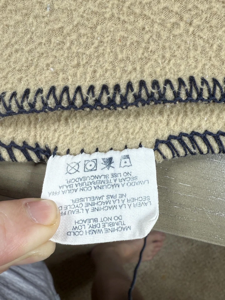 Ralph Lauren Polo Bear Throw Blanket Fleece Made USA Baby Child 44x29 Teddy RL - Image 3 of 4