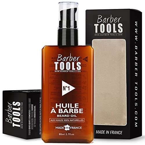 Huile Barbe N°1 80ml 100% Naturelle Made in France pour la Pousse et l'Entretien