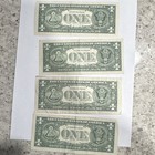Lot of 4 US Federal Reserve Notes $1 One Dollar Bills Uncertified Ungraded — photo 2
