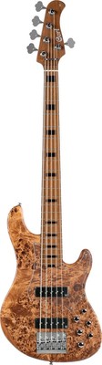 Cort GBMODERN5OPVN GB Series Modern 5 String Bass Guitar. Open Pore Vintage N...