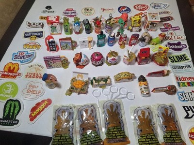 ZURU MEGA GROSS Series 2 COMPLETE 72 PIECE LOT 32 BASE SET W/ 35 STICKERS EXTRAS