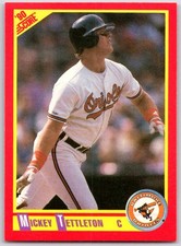 1990 Score Mickey Tettleton #322 Baltimore Orioles