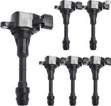 Ignition Coil Pack 224488J115 Set of 6 Fit for Frontier 2005-2019, Pathfinder