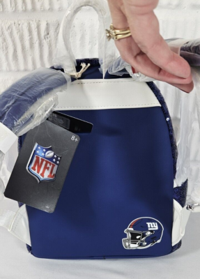 Loungefly NFL New York Giants Sequin Mini Backpack