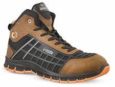 Jallatte S3 Jalkohai S3 Mens Lace Up Leather Trainer Safety Toecap Boots Brown