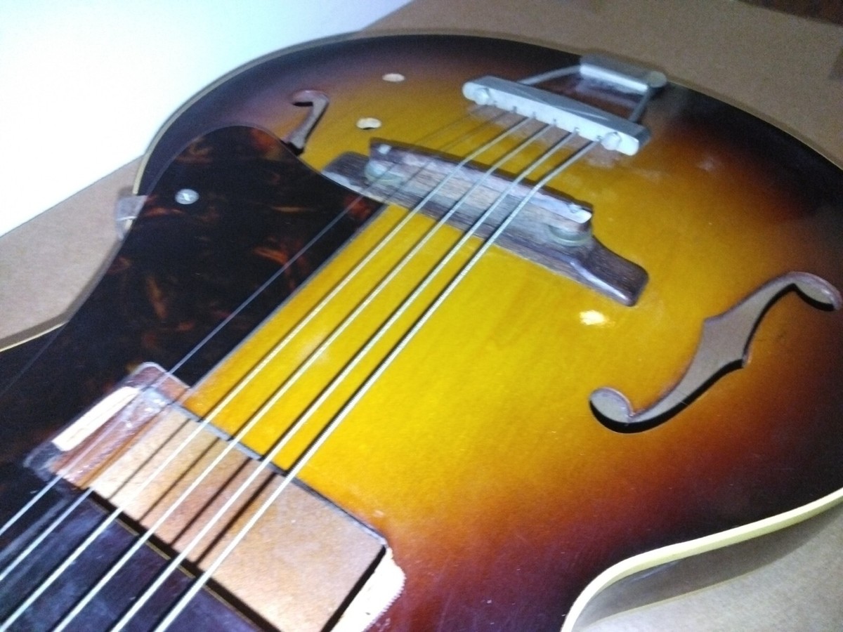 vintage Gibson ES125-T acoustic guitar hollo body | eBay