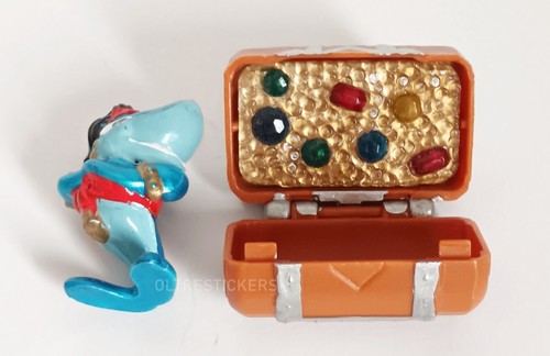 MALUK TESHAR + cassa tesoro separata Kinder Sorpresa serie SQUALIBABÀ 1995 - Imagen 3 de 3
