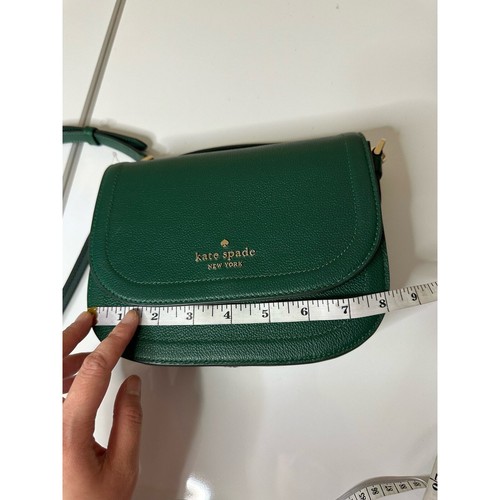 NWOT New Kate Spade Women Hunter Kelly Green Flap Crossbody Small shoulder bag - Picture 9 of 14