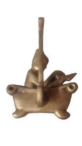 Vintage Bathroom Towel Hook Solid Brass Woman In BathTub Bathing Lady  FREE SHIP