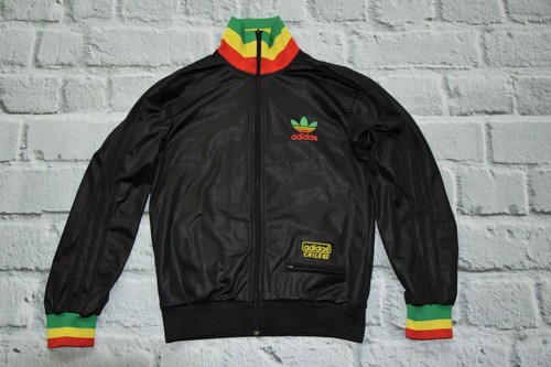 adidas track top rasta