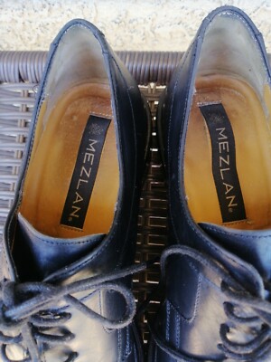 Mezlan Fiore Mens‎ Black Split Toe Leather Oxford Shoes Made In Spain Size US 9M Mezlan Fiore Black Split Toe Oxfords | Spanish Leather | US  main image 2