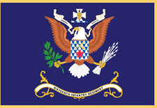 Rectangle Flags - Regimental Colors - 16th Infantry Regiment - SEMPER PARATUS