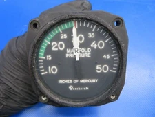 Beech Baron 95-A55 Garwin Manifold Pressure Gauge 22-260-014 (0120-375)