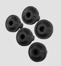 INDIAN MOTORCYCLE MATTE BLACK WINDSHIELD BOLT SET OF 5 FOR 2015-2022 ROADMASTER 