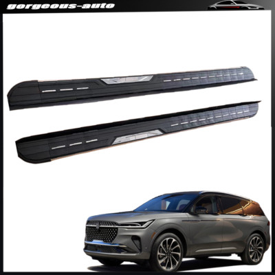 Fits Lincoln Nautilus 2023 2024 Fixed Running Boards Nerf Bar Side Steps Pedals