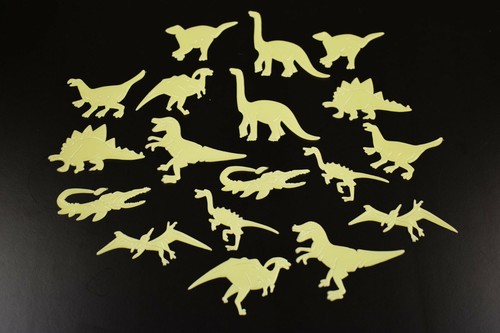 DirectGlow 18 pezzi Glow in the Dark dinosauri decorazione soffitto da parete - Foto 3 di 5