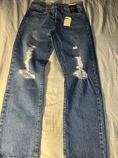   NWT Levi  s Premium Wedgie Straight Button Fly High Rise Jeans Women  s Sz 27x28