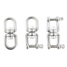 Stainless Steel Swivel Connector Shackle 304 Chain clasp M3 M4 M5 M6 M10 M16 M20