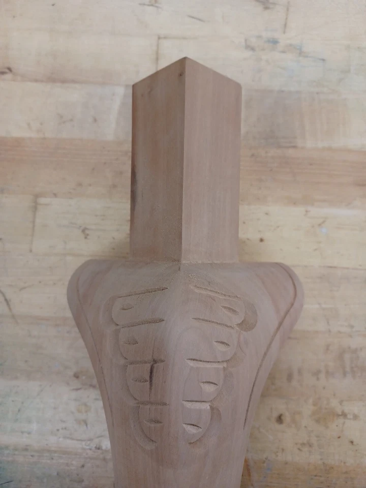 4 patas de mesa Cherry Cabriole, 21" de largo Foto 3 de 4