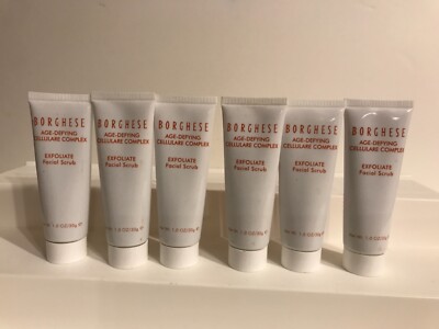 Borghese Age-Defying Cellulare Complex Exfoliate Facial Scrub 1oz ea LOT OF 6