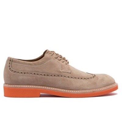 DONALD PLINER GARETH Dark Taupe Suede Wingtip Derby Oxford  display picture 3