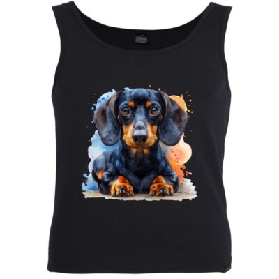 Tank Top Dackel Dachshund Teckel Jagdhund Jagt Dackelwelpe Dackelschule 402870s