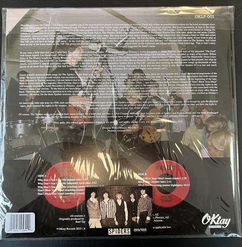 The Spiders-Don't Blow Your Mind: The Mascot Sessions / Only 2 copies left! - Picture 2 of 2