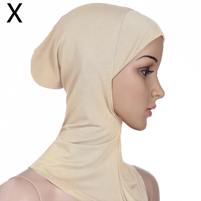 Hijab Caps Women's Ninja Head Cover Bonnet - Muslim Hijab Underscarf Hat In Modal Cotton Hijab Under Cap - Foto 7