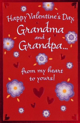 Tarjeta amorosa del día de San Valentín PARA ABUELA Y ABUELO por American Greetings +✉ - Imagen 1 de 5