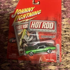 2003 Johnny Lightning GREEN 1968 MERCURY COUGAR Hot Rod Magazine #24