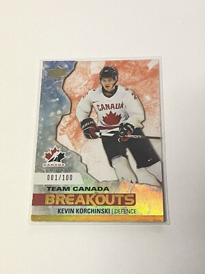 2023 Upper Deck Team Canada Breakouts #TCB-5 Kevin Korchinski /100  **032677