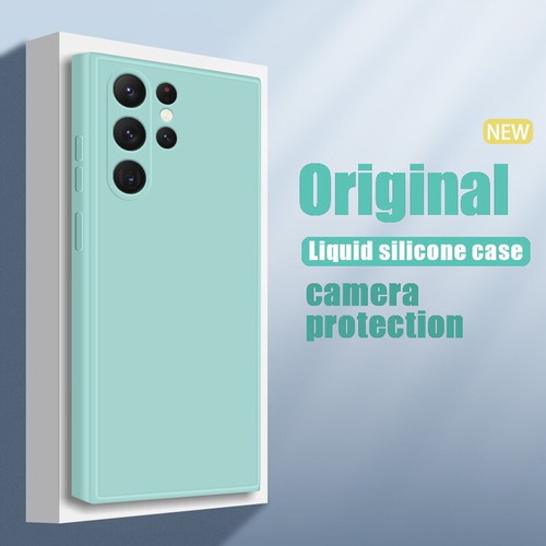 For Samsung Galaxy S23 S22 Ultra Plus S21 S20 FE Liquid Silicone Back Case Cover - Picture 11 of 27