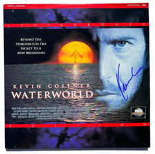 KEVIN COSTNER SIGNED WATERWORLD MOVIE LASERDISC ACTOR PSA/DNA COA