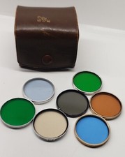 LOT OF 7 Vintage Filters   Kodak Ednalite Wratten Tiffen POLARIZED