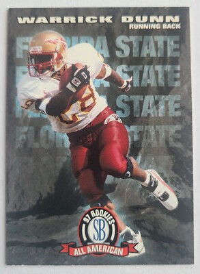 1997 Score Board Rookies - Dean's List #90 Warrick Dunn (RC)