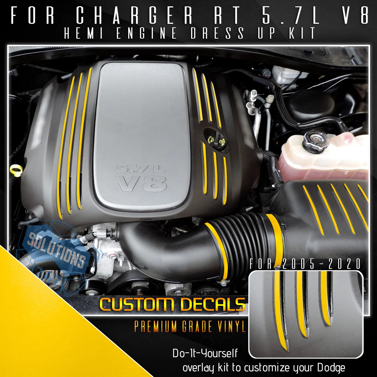 Dodge charger engine 2024 dress up kit