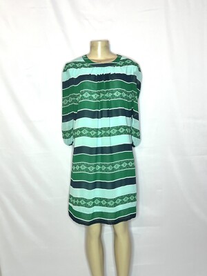 EVA MENDES GREEN MULT COLOR STRIPE FLORAL RELAXED DRESS SIZE 12 | eBay EVA MENDES GREEN MULT COLOR STRIPE FLORAL RELAXED DRESS SIZE 12 | eBay