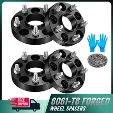 4PCS 1" 25mm Hubcentric Wheel Spacers 5x4.5 5x114.3 for Honda Civic Acura TL RSX