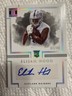 2017 Panini Impeccable Rookie Auto Silver /49 Elijah Hood #142 Rookie Auto RC