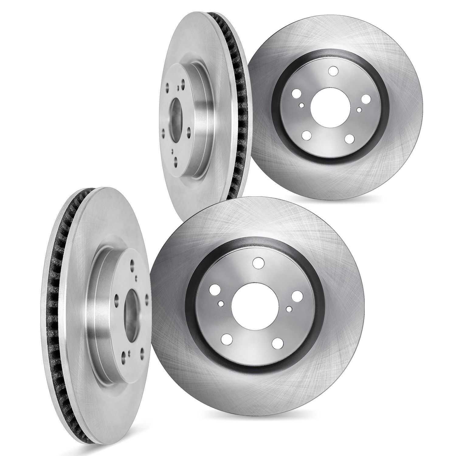 Dynamic Friction 6004-21022 DFC Brake Rotors - Blank For 03-06 Kia Sorento