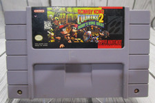 Super Nintendo SNES Donkey Kong Country 2: Diddy Kong’s Quest Cartridge TESTED