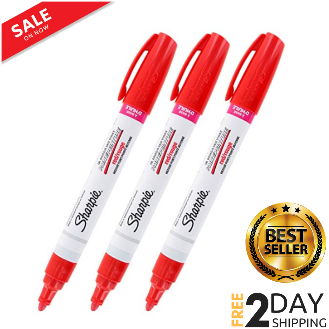 Red Tire Ink Permanent Marker For Car Tire Lettering Paint Pen