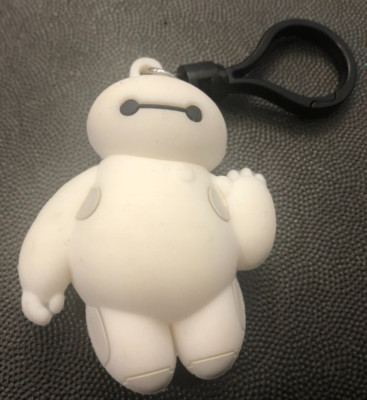 Disney keychain keychain figural bag clip Big Hero 6 Baymax robot white Marvel