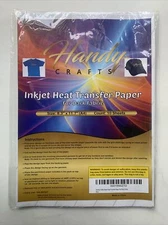 Inkjet Heat Transfer Paper for Dark Fabric, 8.3" x 11.7" (A4), 10 Sheets