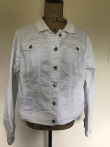 old navy white denim jacket