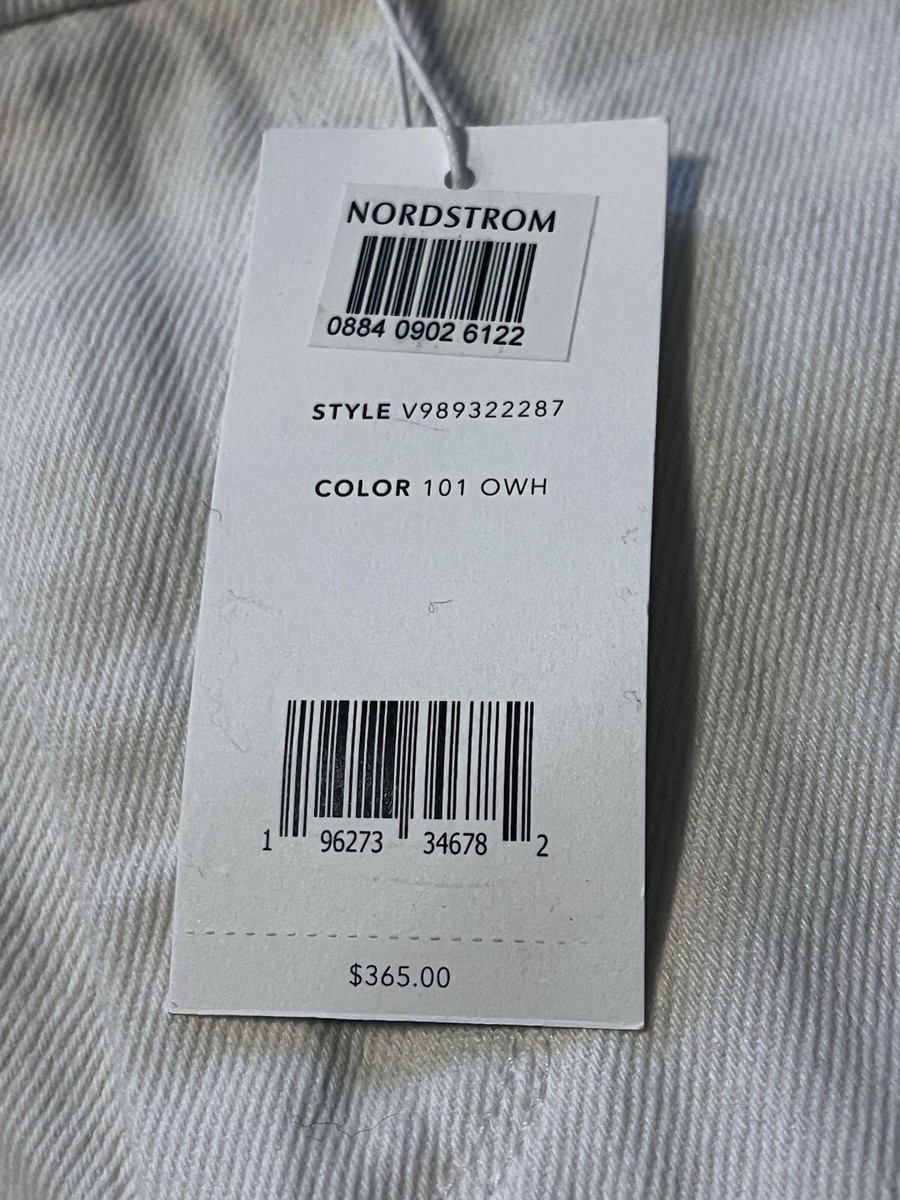 3291. Vince Utility Cotton Twill Cargo Pants Off White. Size 12